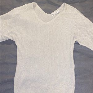 Nice shimmer blouse sweater but light
